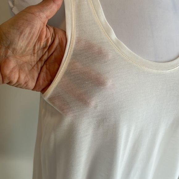 Vince Modal Silk Contrast Tank Ivory - Picture 5 of 7